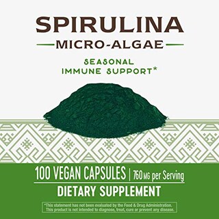 Foto 2 | Suplemento De Microalgas Con Espirulina De Nature's Way, 760 Mg - Venta Internacional.