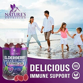 Foto 5 | Gomitas Nature's Nutrition Immune Support 120 Con Saúco - Venta Internacional.
