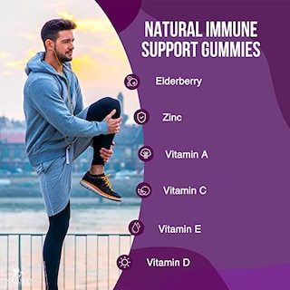 Foto 6 | Gomitas Nature's Nutrition Immune Support 120 Con Saúco - Venta Internacional.