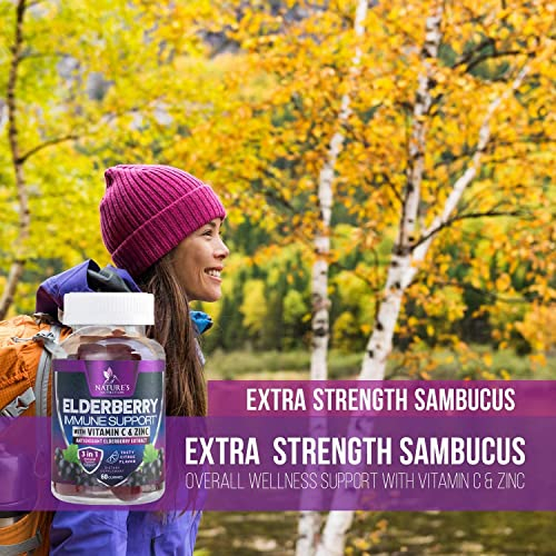 Foto 8 pulgar | Gomitas Nature's Nutrition Immune Support 120 Con Saúco - Venta Internacional.