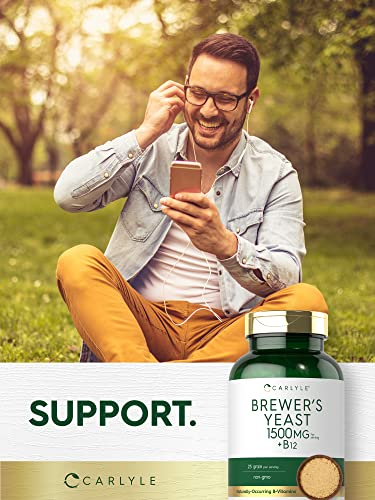 Foto 7 pulgar | Complemente Las Tabletas De Levadura De Cerveza Carlyle De 1500 Mg Con Vitamina  - Venta Internacional.