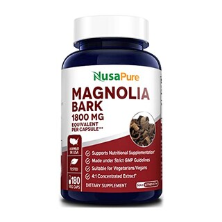 Foto 1 | Suplemento Nusapure Magnolia Bark 1800 Mg 180 Cápsulas Vegetarianas - Venta Internacional.