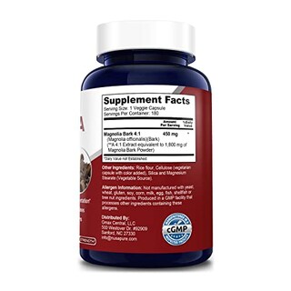 Foto 2 | Suplemento Nusapure Magnolia Bark 1800 Mg 180 Cápsulas Vegetarianas - Venta Internacional.
