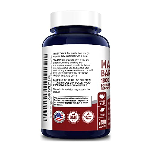 Foto 4 pulgar | Suplemento Nusapure Magnolia Bark 1800 Mg 180 Cápsulas Vegetarianas - Venta Internacional.
