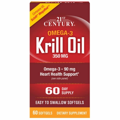 Foto 2 pulgar | Suplemento De Aceite De Krill Del Siglo Xxi 60 Cápsulas Blandas - Venta Internacional.