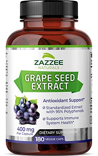 Foto 1 | Suplemento De Extracto De Semilla De Uva Zazzee, 20,000 Mg, 180 Cápsulas - Venta Internacional.