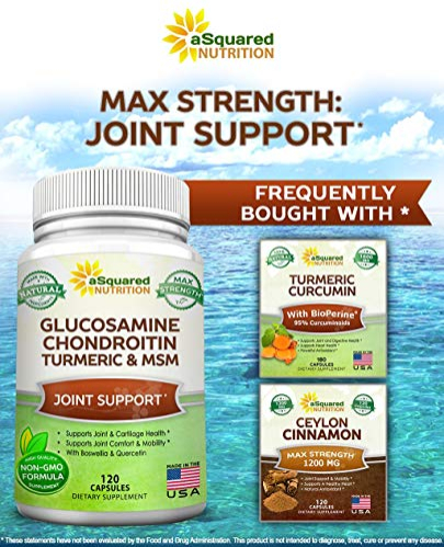 Foto 5 pulgar | Suplemento Asquared Nutrition: Glucosamina Y Condroitina 120 Ca - Venta Internacional.