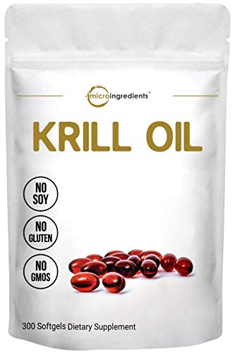 Suplemento De Aceite De Krill Antártico, 1000 Mg, 300 Cápsulas Blandas, Micro - Venta Internacional.