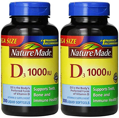 Foto 2 pulgar | Suplemento De Vitamina D3 Nature Made 1000 Ui 600 Cápsulas Blandas - Venta Internacional.