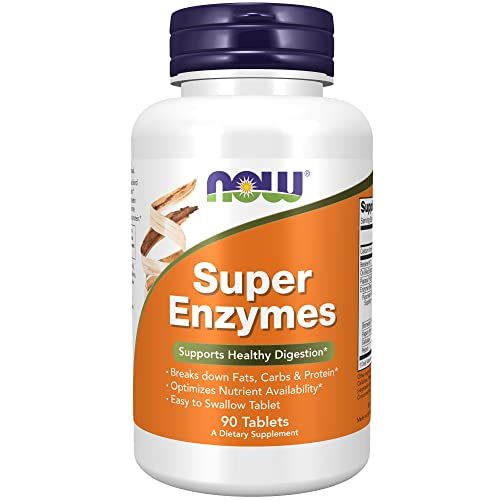Foto 2 pulgar | Suplementos Now Super Enzymes 90 Comprimidos - Venta Internacional.