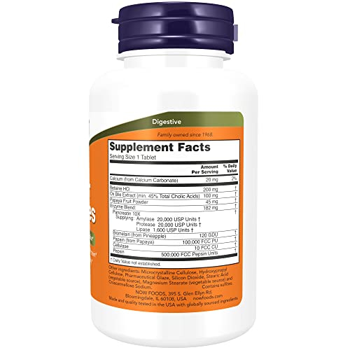 Foto 3 pulgar | Suplementos Now Super Enzymes 90 Comprimidos - Venta Internacional.
