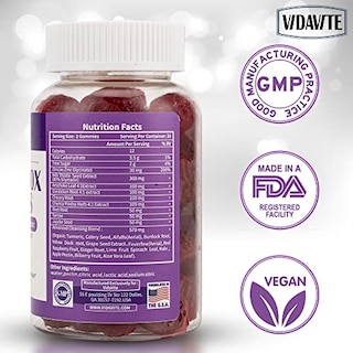 Foto 5 | Gomitas Masticables Veganas Vidavite, Desintoxicantes Y Reparadoras Para Limpiar El Hígado - Venta Internacional.