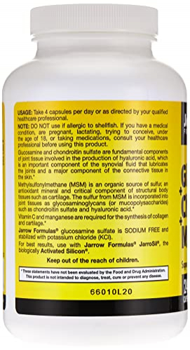 Foto 2 | Suplemento Jarrow Formulas Con Glucosamina, Condroitina Y Msm 2 - Venta Internacional.