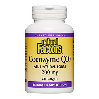Foto 1 | Suplemento De Coenzima Q10 De Natural Factors, 200 Mg, 60 Cápsulas Blandas - Venta Internacional.
