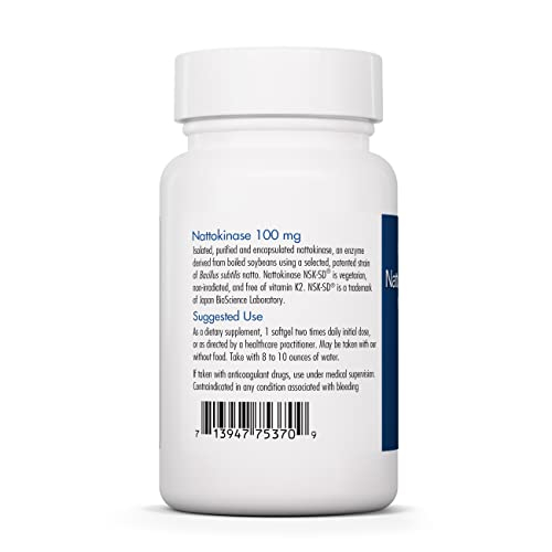 Foto 4 pulgar | Suplemento Nattokinase Nsk-sd Del Grupo De Investigación De Alergias, 100 Mg - Venta Internacional.