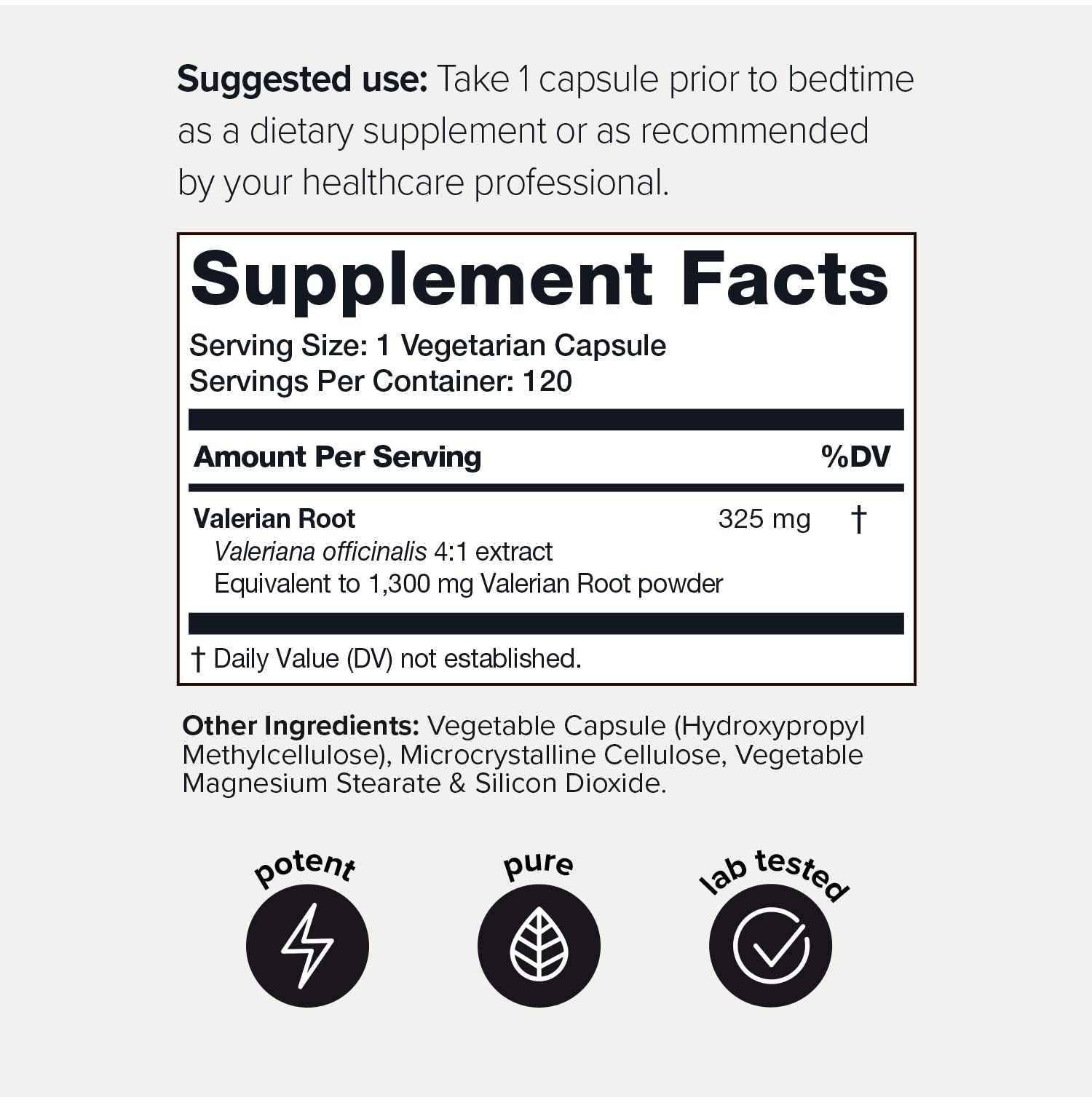 Foto 3 pulgar | Suplemento Toniiq De Raíz De Valeriana De Ultra Alta Resistencia, 1300 Mg - Venta Internacional.