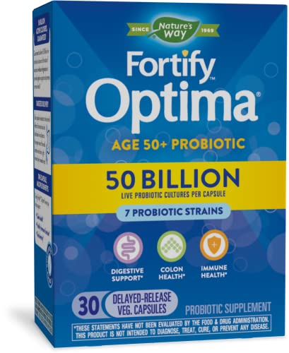 Suplemento Nature's Way Fortify Optima Adults 50+ 30 Cápsulas - Venta Internacional.