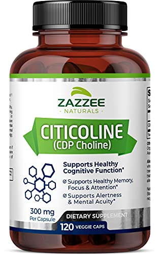 Suplemento Zazzee Citicolina Cdp 300 Mg 120 Cápsulas - Venta Internacional.