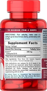 Foto 2 | Suplemento Puritan's Pride Coq10 De 200 Mg Para La Salud Del Corazón - Venta Internacional.