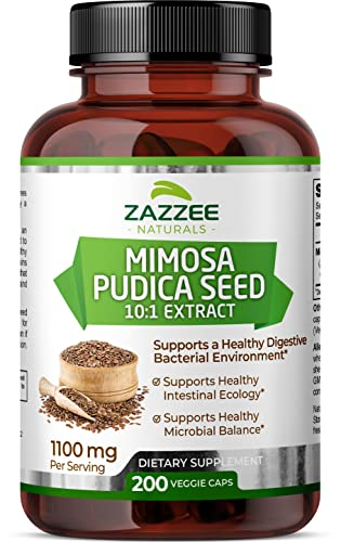 Foto 1 | Suplemento De Extracto De Semilla De Mimosa Pudica De Zazzee 200 Cápsulas - Venta Internacional.