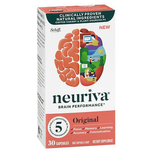 Foto 2 pulgar | Suplemento Schiff Neuriva Brain Performance 30 Cápsulas (x2) - Venta Internacional.
