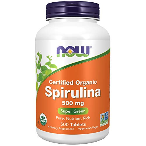 Foto 2 pulgar | Tabletas De Espirulina Orgánica Supplement Now Foods 500 Tabletas - Venta Internacional.