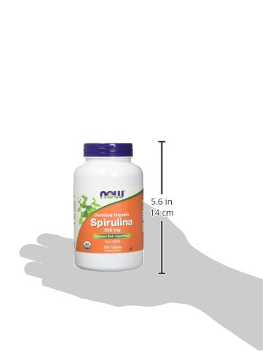 Foto 7 pulgar | Tabletas De Espirulina Orgánica Supplement Now Foods 500 Tabletas - Venta Internacional.