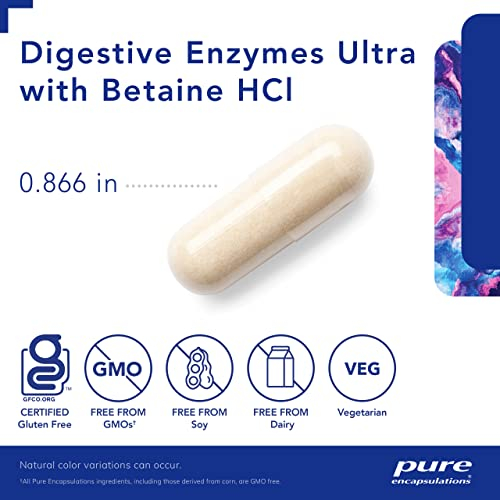 Foto 4 pulgar | Suplemento Pure Encapsulations Digestive Enzymes Ultra 180 C - Venta Internacional.