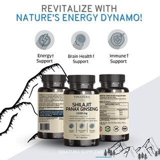 Foto 4 | Suplemento Vinatura Shilajit Pure Himalayan Con Un 60% De Ácido Fúlvico - Venta Internacional.