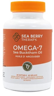Foto 1 | Suplemento En Cápsulas Blandas De Aceite De Espino Amarillo Omega 7 De Sibu, 60 Unidades - Venta Internacional.