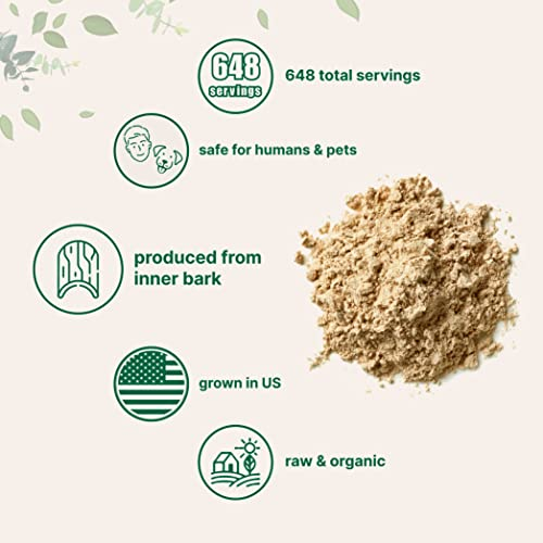 Foto 3 | Microingredientes Orgánicos De Corteza De Olmo En Polvo, 454 G - Venta Internacional.