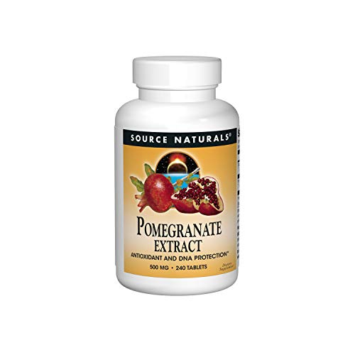 Foto 2 pulgar | Extracto De Granada Supplement Source Naturals, 500 Mg, 240 Tabletas - Venta Internacional.
