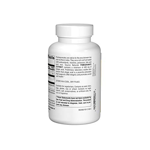 Foto 3 pulgar | Extracto De Granada Supplement Source Naturals, 500 Mg, 240 Tabletas - Venta Internacional.
