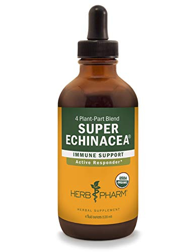 Extracto Líquido Herb Pharm Super Echinacea, 120 Ml, Orgánico - Venta Internacional.