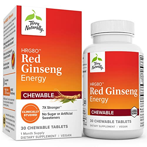 Foto 2 pulgar | Suplemento Terry Naturally Hrg80 Red Ginseng Energy 30 Table - Venta Internacional.