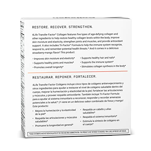 Foto 5 pulgar | Suplemento 4life Transfer Factor Collagen Total Body, Paquete De 15 - Venta Internacional.