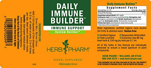 Foto 4 pulgar | Suplemento Herb Pharm Daily Immune Builder 120 Ml - Venta Internacional.