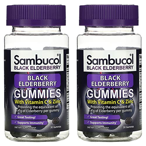 Foto 2 pulgar | Complemente Las Gomitas De Saúco Negro Sambucol Con Vitamina C Y  - Venta Internacional.
