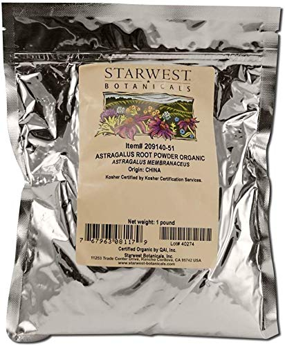 Raíz De Astrágalo En Polvo Orgánica Starwest Botanicals 454 G - Venta Internacional.