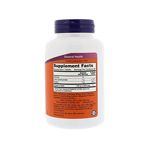 Foto 3 pulgar | Supplement Now Foods Levadura De Cerveza 650 Mg 200 Comprimidos - Venta Internacional.