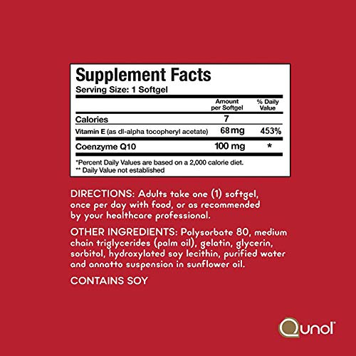 Foto 3 pulgar | Suplemento Qunol Ultra Coq10 100 Mg 120 Cápsulas Blandas - Venta Internacional.