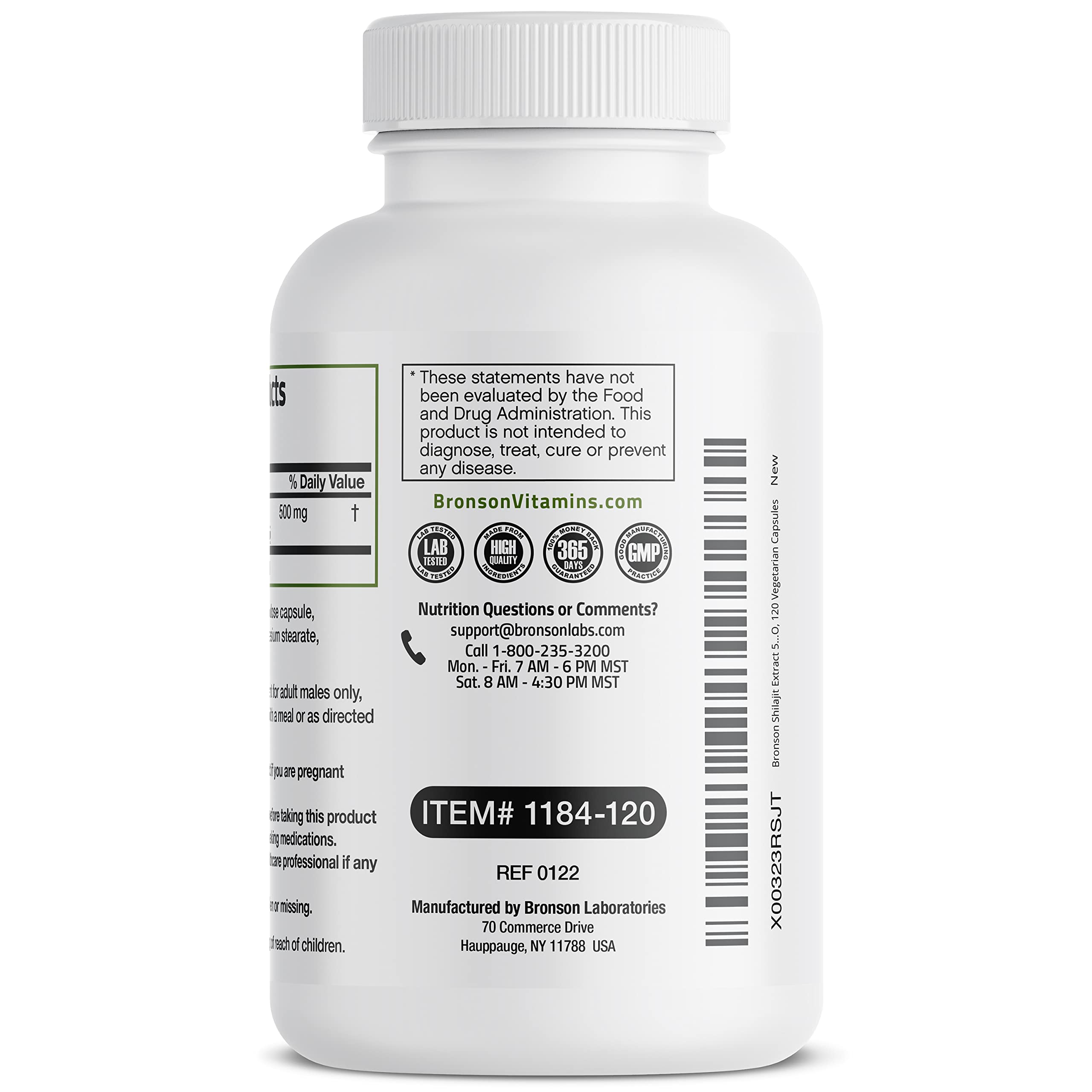Foto 7 | Suplemento De Extracto De Shilajit De Bronson 500 Mg/porción - Venta Internacional.