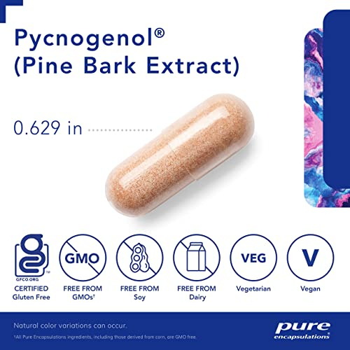 Foto 4 pulgar | Suplemento Pure Encapsulations Pycnogenol 50 Mg 60 Cápsulas - Venta Internacional.