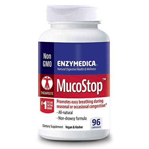 Foto 2 pulgar | Suplemento Enzymedica Mucostop Enzysupport 96 Cápsulas - Venta Internacional.