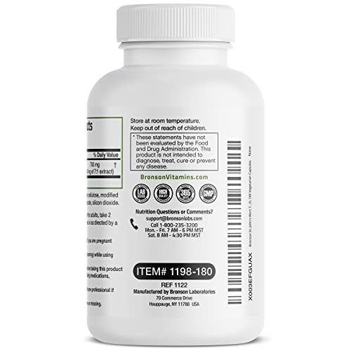 Foto 5 | Suplemento De Hierba De San Juan De Bronson 700 Mg De Hipérico Perforado - Venta Internacional.
