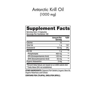 Foto 6 | Aceite De Krill Dr. Mercola Antarctic 180 Cápsulas 90 Porciones - Venta Internacional.