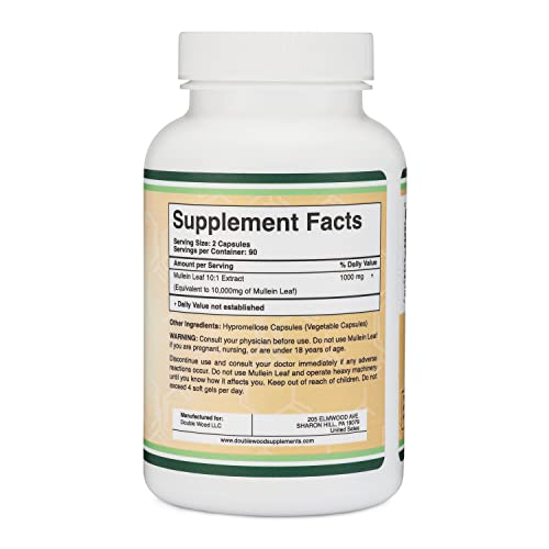 Foto 3 pulgar | Suplementos Double Wood Supplements Hoja De Gordolobo 10,000 Mg - Venta Internacional.