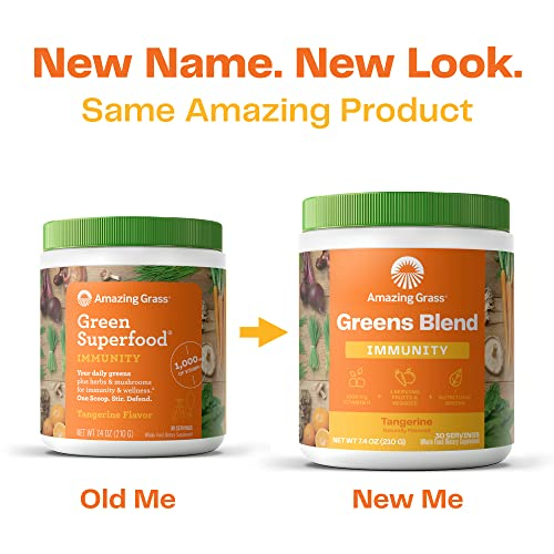 Foto 2 | Super Greens Powder Amazing Grass Immunity, 30 Porciones - Venta Internacional.