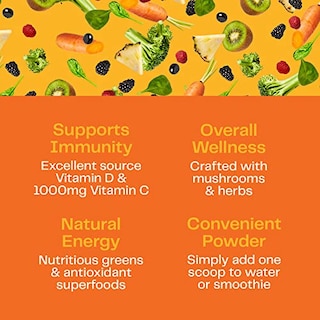Foto 5 | Super Greens Powder Amazing Grass Immunity, 30 Porciones - Venta Internacional.