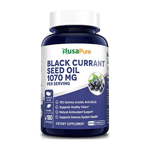 Foto 2 pulgar | Suplemento De Aceite De Grosella Negra Nusapure 1070 Mg Gla 15% 180 Cápsulas - Venta Internacional.